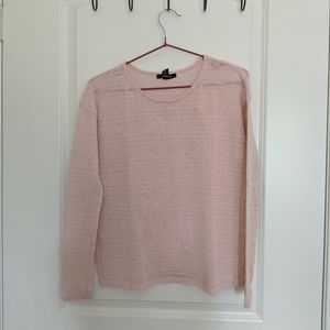 Peach pastel light weight oversized sweater